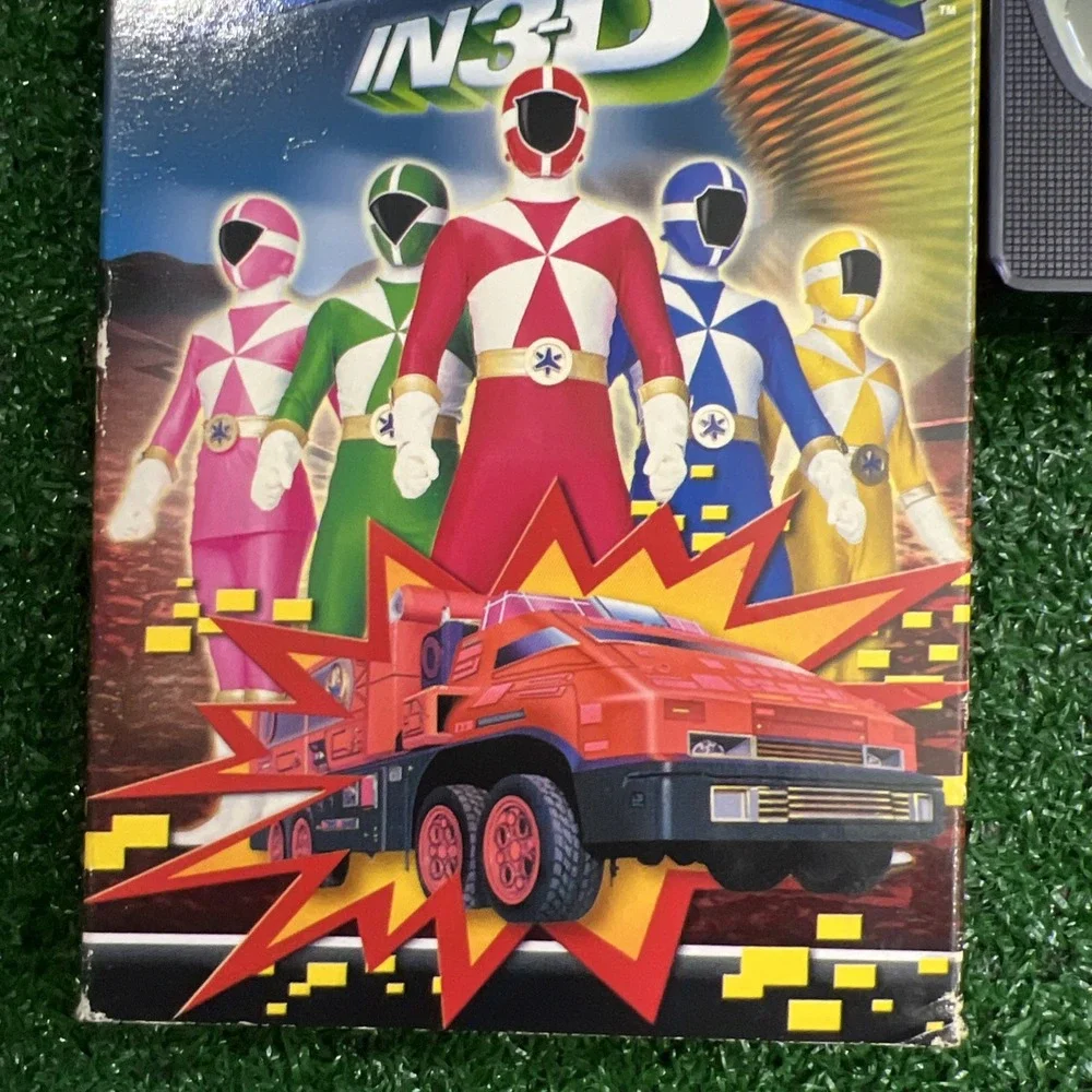 Power Rangers in 3D Triple Force! Lightspeed‎ Rescue VHS Rare 2000